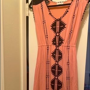 unique style Aztec look slits on both sides